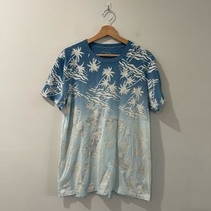 NWT Men’s Chaser Vintage Jersey Crew Tropical Tie Dye Sz Large